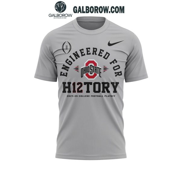 Ohio State Buckeyes Football Engineered For H12tory Champions Hoodie T-Shirt