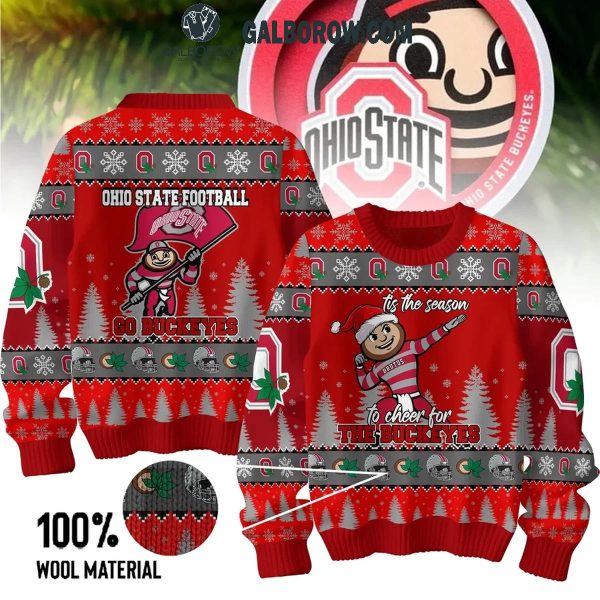 Ohio State Buckeyes Football Go Buckeyes Christmas 2024 Ugly Sweater