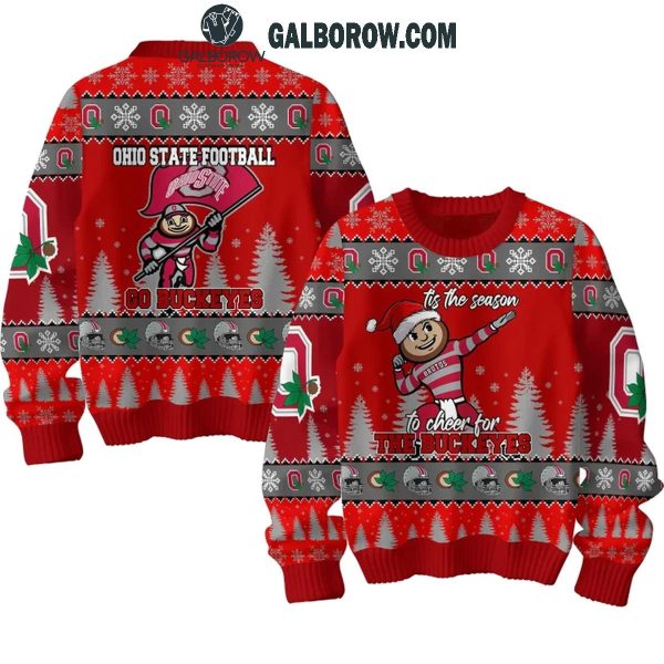 Ohio State Buckeyes Football Go Buckeyes Christmas 2024 Ugly Sweater