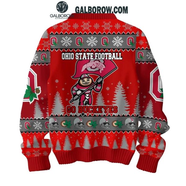 Ohio State Buckeyes Football Go Buckeyes Christmas 2024 Ugly Sweater