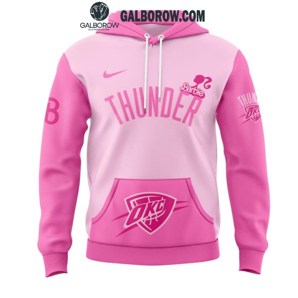 Oklahoma City Thunder Barbie In The Barbie World 2024 Personalized Hoodie T-Shirt