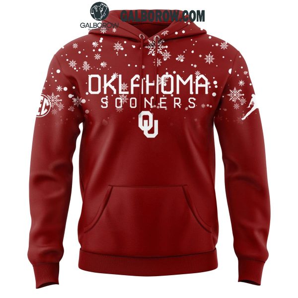 Oklahoma Sooners 2024 Football Christmas First Snow Hoodie T-Shirt