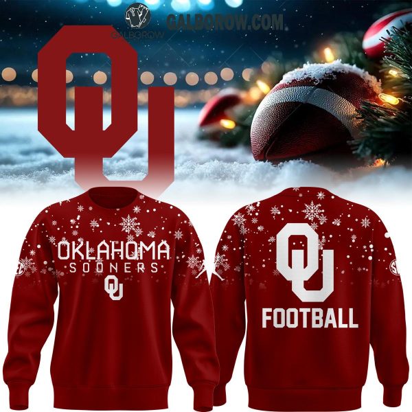 Oklahoma Sooners 2024 Football Christmas First Snow Hoodie T-Shirt