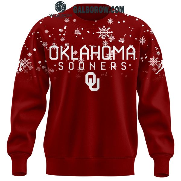 Oklahoma Sooners 2024 Football Christmas First Snow Hoodie T-Shirt