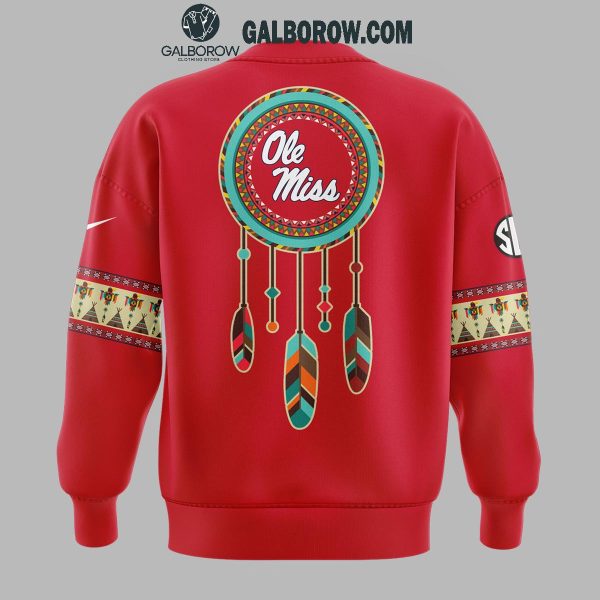 Ole Miss Rebels 2024 Football Native American Heritage Remembering Hoodie T-Shirt