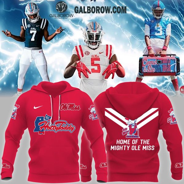 Ole Miss Rebels Football Home Of The Mighty Ole Miss 2024 Hoodie T-Shirt