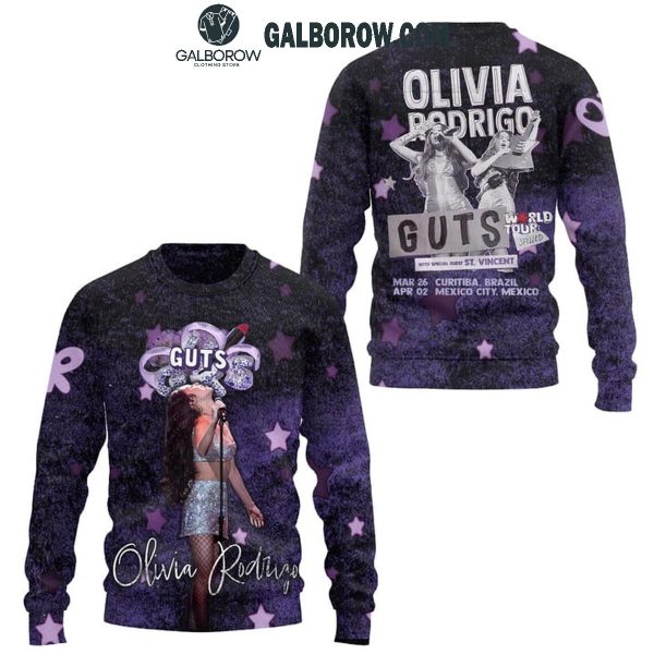 Olivia Rodrigo Guts World Tour 2025 Schedule Hoodie T-Shirt