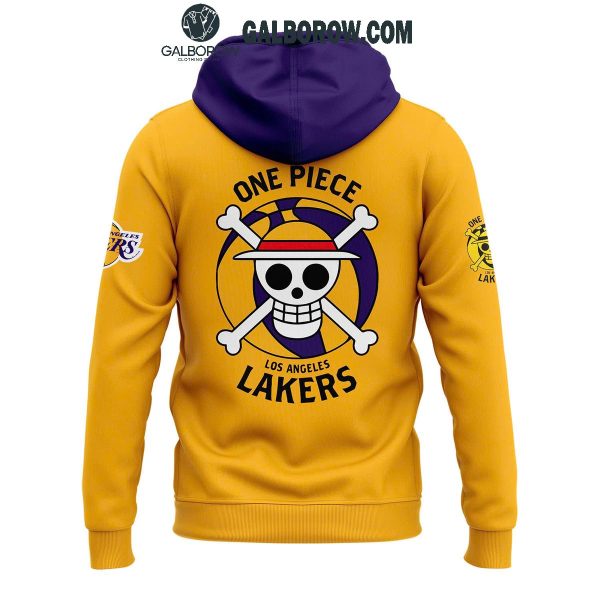 One Piece Night Los Angeles Lakers Hoodie T Shirt