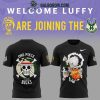 One Piece Night Welcome Luffy Indiana Pacers Hoodie T Shirt