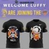 One Piece Night Welcome Luffy Milwaukee Bucks Hoodie T Shirt