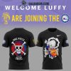 One Piece Night Welcome Luffy New York Knicks Hoodie T Shirt