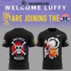 One Piece Night Welcome Luffy Toronto Raptors Hoodie T Shirt