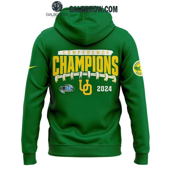 Oregon Ducks 2024 Flying High In The Big 10 Champions Hoodie T-Shirt