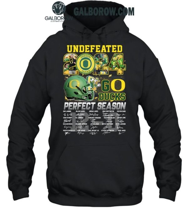 Oregon Ducks 2024 Perfect Season Go Ducks Undefeated T-Shirt