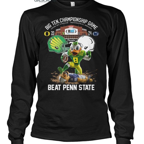 Oregon Ducks Big 10 Conference Champions Beat Penn State 2024 T Shirt2B5 I7AWc.jpg