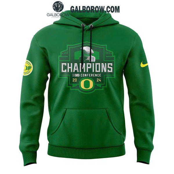 Oregon Ducks Celebration Of The Big Ten Champions 2024 Hoodie T-Shirt