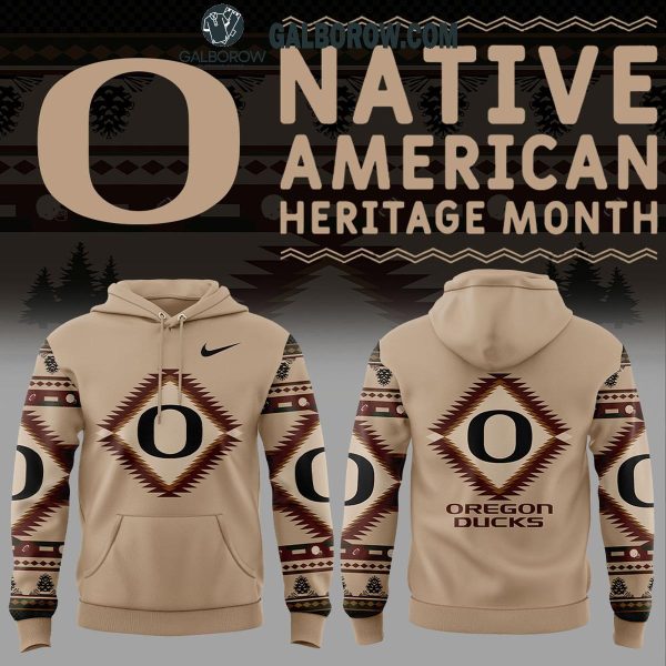 Oregon Ducks Football Honors Native American Heritage 2025 Hoodie T-Shirt