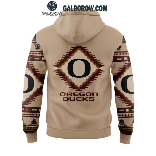 Oregon Ducks Football Honors Native American Heritage 2025 Hoodie T-Shirt