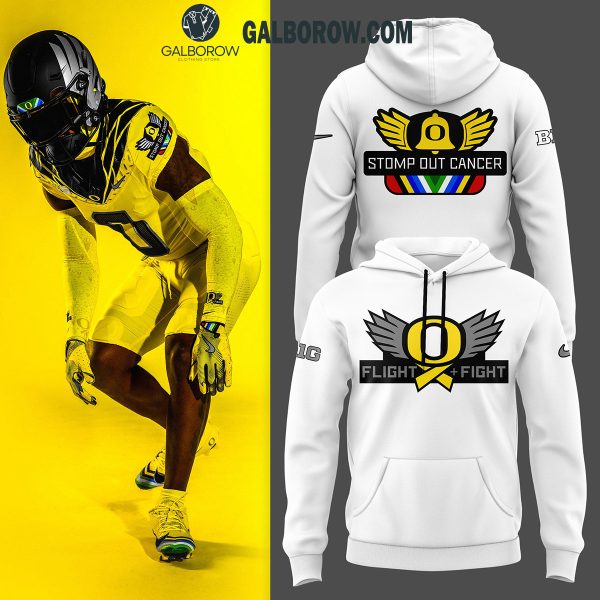 Oregon Ducks Stomp Out Cancer Fight Cancer 2024 Hoodie T-Shirt