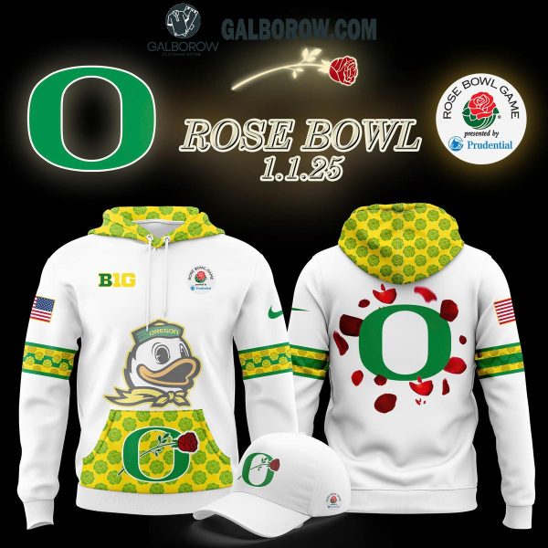 Oregon Ducks x Rose Bowl Game Gold Hoodie T Shirt