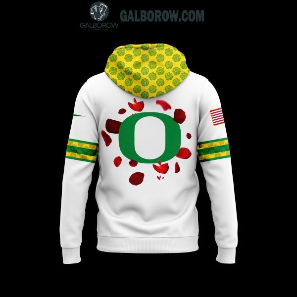 Oregon Ducks x Rose Bowl Game Gold Hoodie T Shirt