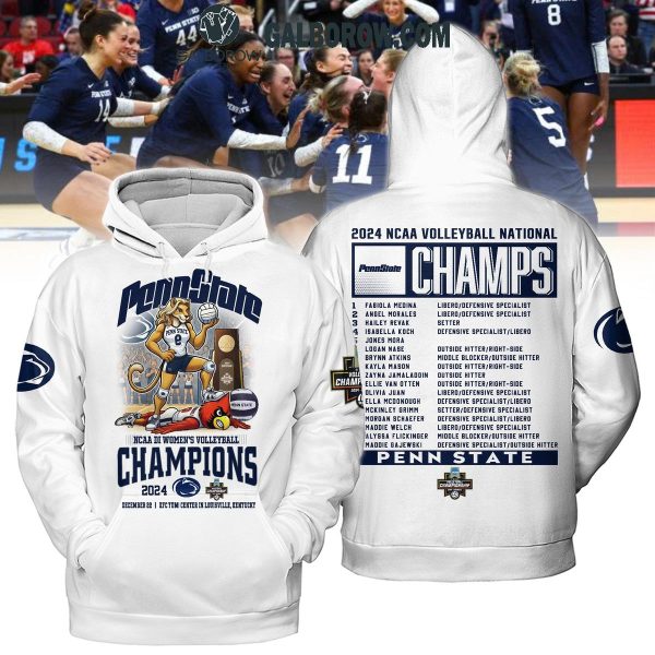 Penn State 2024 NCAA Volleyball Champions Hoodie T Shirt