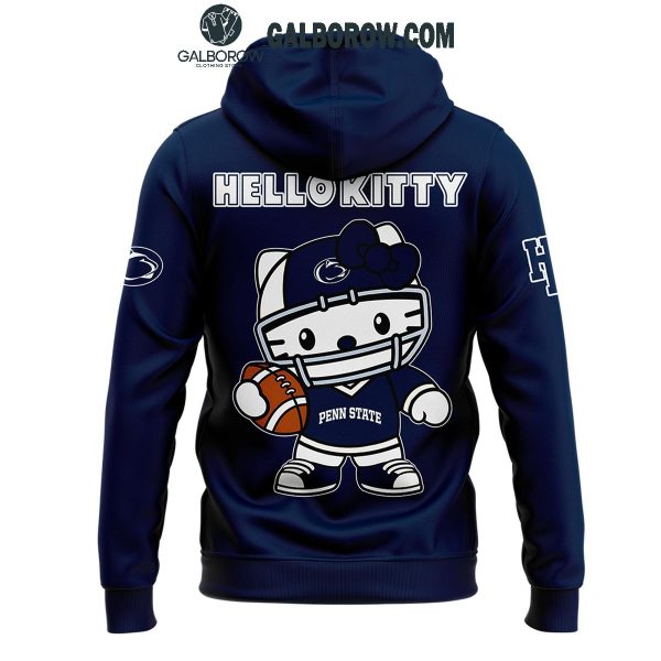 Penn State Nittany Lions 2024 Hello Kitty 50 Season’s Greeting Hoodie T-Shirt