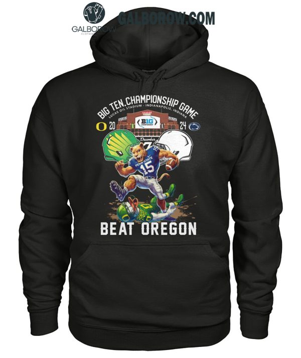 Penn State Nittany Lions Big 10 Conference Champions Beat Oregon 2024 T-Shirt