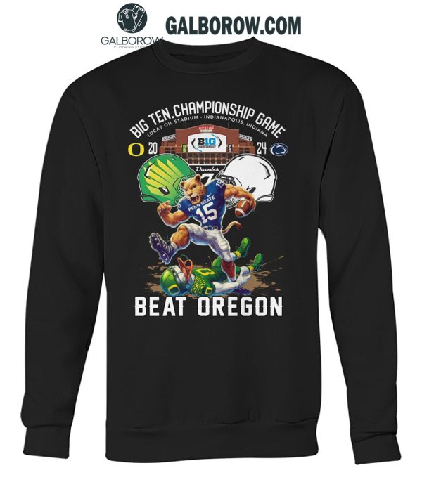 Penn State Nittany Lions Big 10 Conference Champions Beat Oregon 2024 T-Shirt