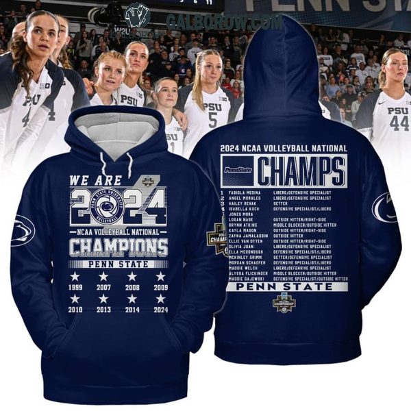 Penn State Nittany Lions Honor NCAA Volleyball Champs 2024 Hoodie T-Shirt