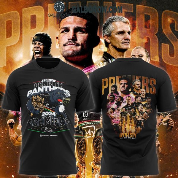 Penrith Panthers Dynasty Champs Celebration 2024-2025 Season Hoodie T-Shirt