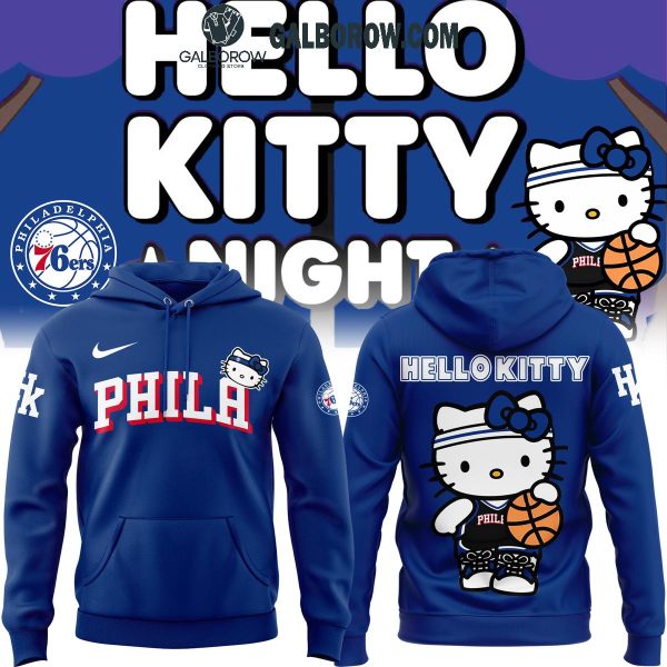 Philadelphia 76ers Hello Kitty Celebration 50 Years Basketball Hoodie T-Shirt