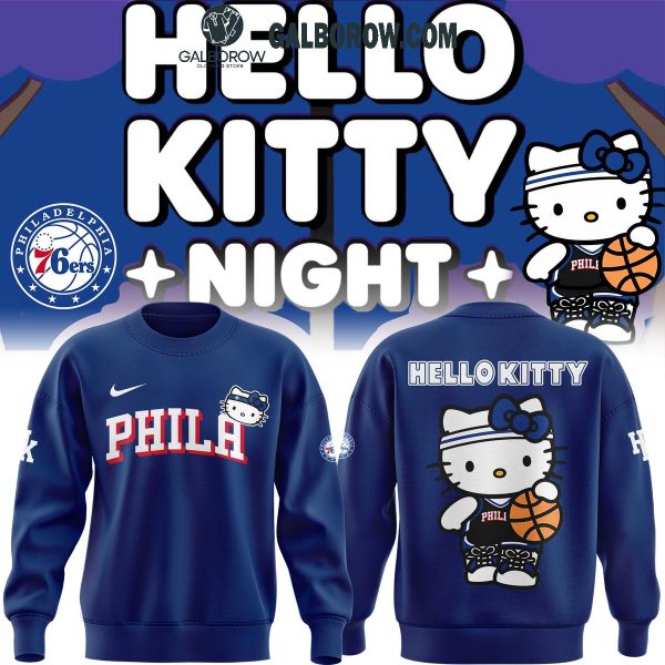 Philadelphia 76ers Hello Kitty Celebration 50 Years Basketball Hoodie T-Shirt