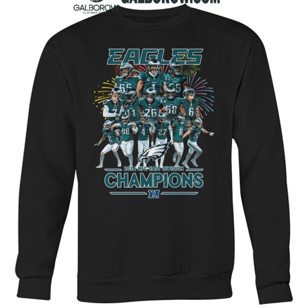 Philadelphia Eagles 2024 Celebrating NFC East Division Champions T Shirt