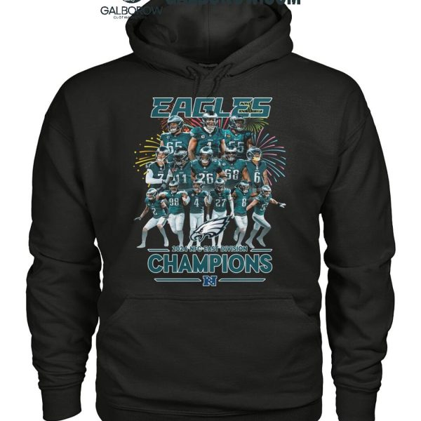 Philadelphia Eagles 2024 Celebrating NFC East Division Champions T Shirt