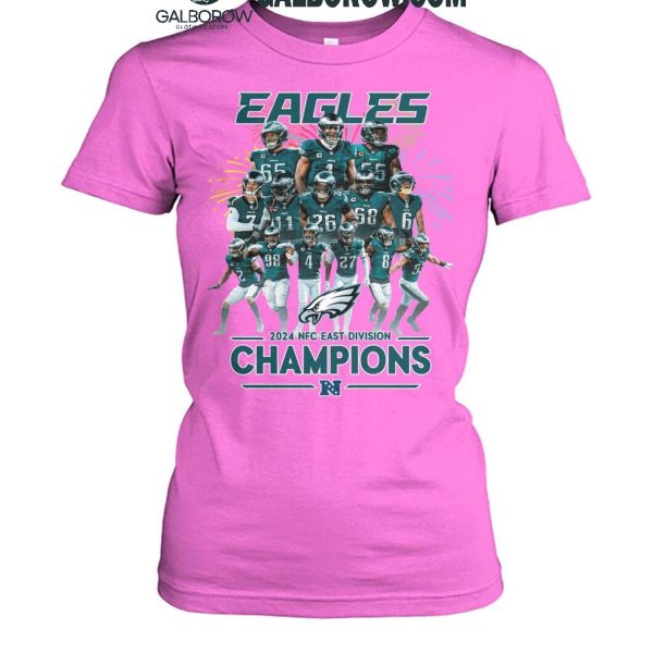 Philadelphia Eagles 2024 Celebrating NFC East Division Champions T Shirt