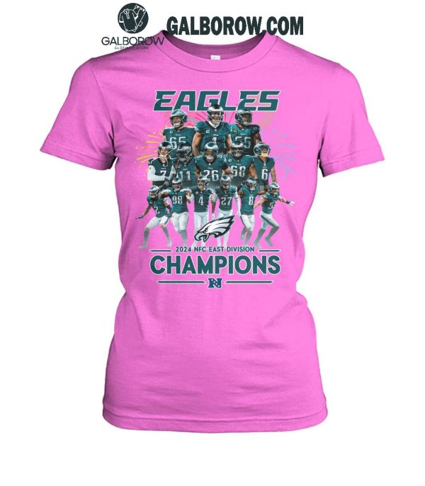 Philadelphia Eagles 2024 Celebrating NFC East Division Champions T-Shirt