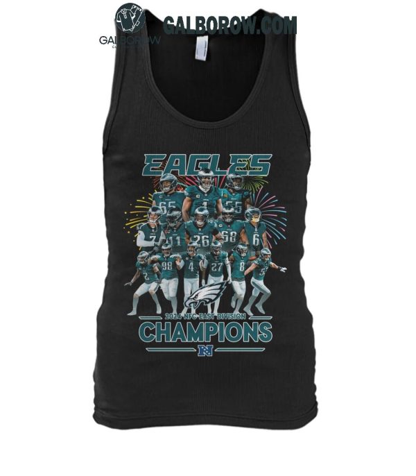 Philadelphia Eagles 2024 Celebrating NFC East Division Champions T-Shirt