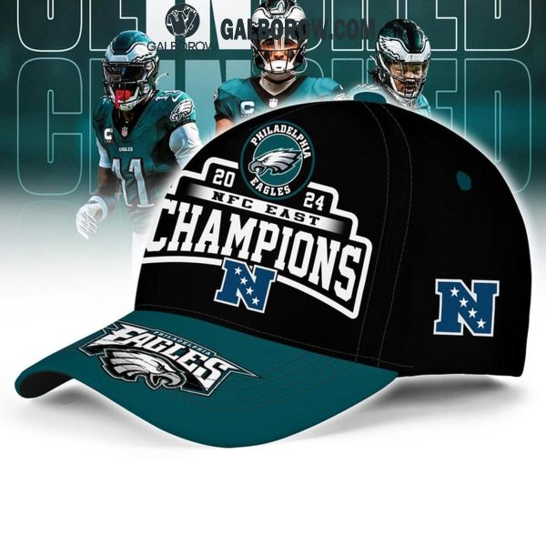 Philadelphia Eagles 2024 NFC East Champions Fly Eagles Celebrate Cap