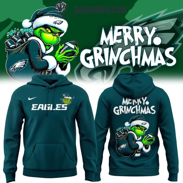 Philadelphia Eagles 2024 The Grinch Stole Your Touchdown Hoodie T-Shirt