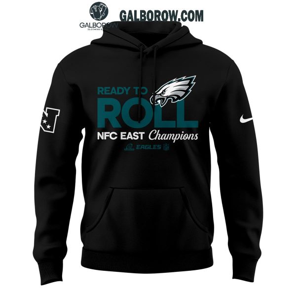 Philadelphia Eagles NFC EAST CHAMPIONS 2024 Black Design Hoodie T-Shirt