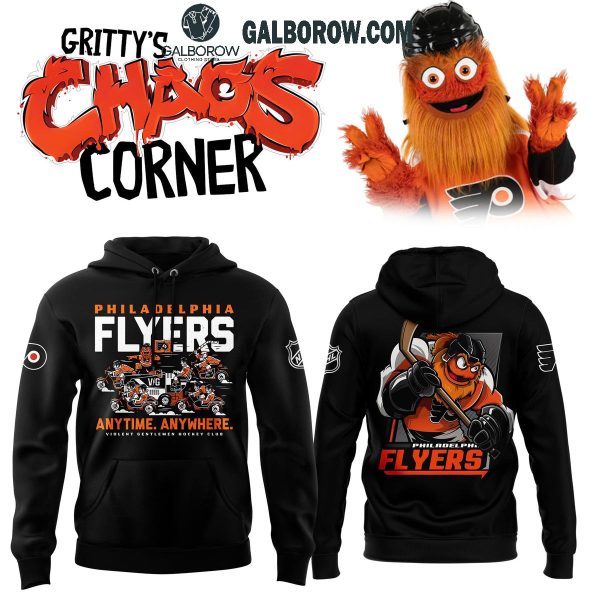 Philadelphia Flyers Celebrating 2025 Gritty’s Chaos Corner Day Hoodie T-Shirt