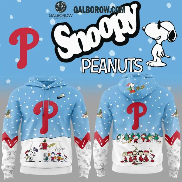 Philadelphia Phillies 2024 Peanuts Baseball Snoopy Holidays Hoodie T-Shirt