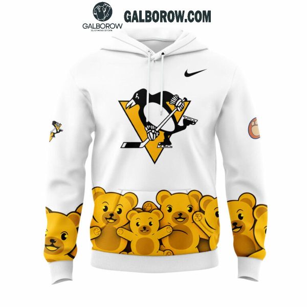 Pittsburgh Penguins 2024 Celebrating Teddy Toss Hoodie T-Shirt