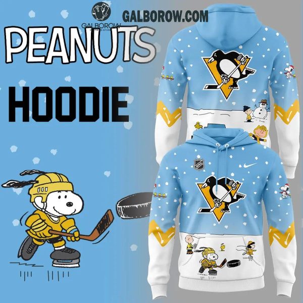 Pittsburgh Penguins Cheerful Christmas Of Peanuts Friends 2024 Hoodie T-Shirt