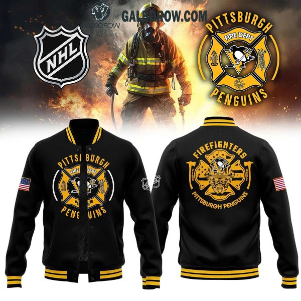 Pittsburgh Penguins Firefighter 2024 Appreciation Baseball Jacket