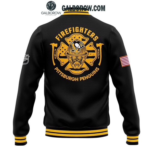 Pittsburgh Penguins Firefighter 2024 Appreciation Baseball Jacket