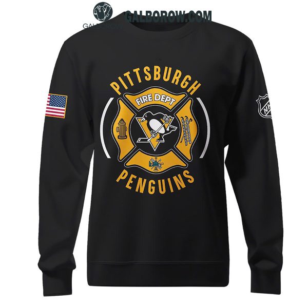 Pittsburgh Penguins Firefighter 2024 Appreciation Hoodie T-Shirt