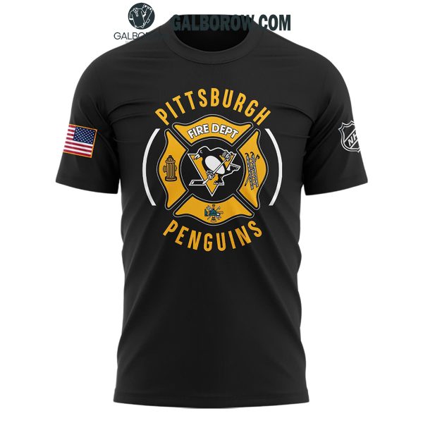 Pittsburgh Penguins Firefighter 2024 Appreciation Hoodie T-Shirt