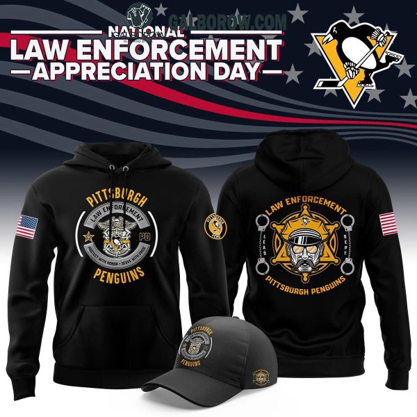 Pittsburgh Penguins National Law Enforcement Appreciation Day Hoodie T-Shirt